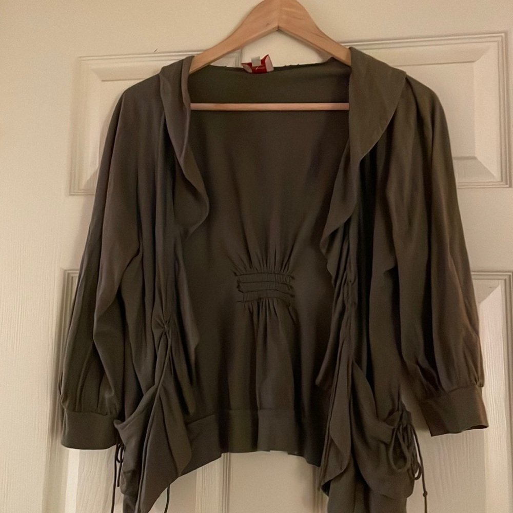 Boutique lightweight ruffle sweater